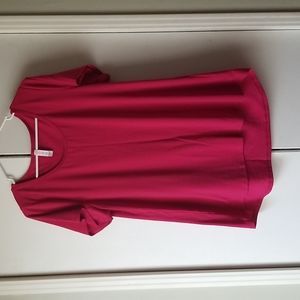 New lularoe classic washed never worn. Xl hot pink